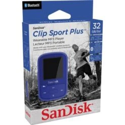 SanDisk - Clip Sport Plus 32GB MP3 Player - Blue -Electronics 049d2c5a 984c 5713 a563 0edfcccd379c
