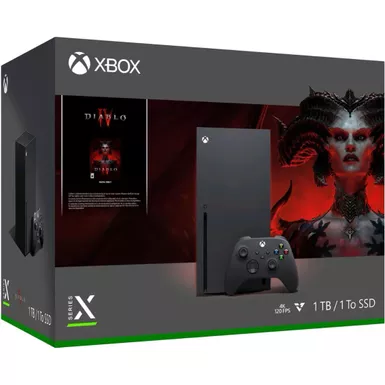 MICROSOFT Xbox Series X Console - Diablo IV Bundle & White Controller (Total Of 2 Controllers Included) 4 MICROSOFT Xbox Series X Console - Diablo IV Bundle & White Controller (Total Of 2 Controllers Included) - Image 2