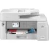 Brother - MFC-J5855DW INKvestment Tank All-in-One Inkjet Printer With Up To 1-Year Of Ink In-box - White/Gray