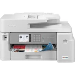 Brother - MFC-J5855DW INKvestment Tank All-in-One Inkjet Printer With Up To 1-Year Of Ink In-box - White/Gray