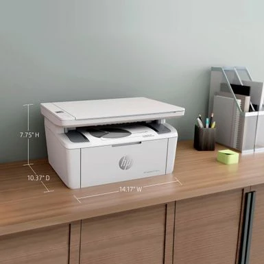HP - LaserJet M140we Wireless Black And White Laser Printer With 6 Months Of Instant Ink Included With HP+ - White 6 HP - LaserJet M140we Wireless Black And White Laser Printer With 6 Months Of Instant Ink Included With HP+ - White - Image 4