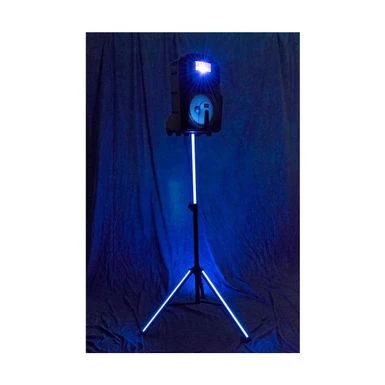 VocoPro SoundGlow Thunder-1200 12" 600W Powered DJ/K-Oke LED Lighted Derby Speaker & Stand 4 VocoPro SoundGlow Thunder-1200 12" 600W Powered DJ/K-Oke LED Lighted Derby Speaker & Stand - Image 2