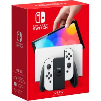 Nintendo - Switch – OLED Model W/ White Joy-Con - White 3 Nintendo - Switch – OLED Model W/ White Joy-Con - White