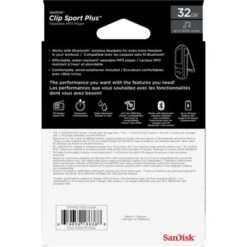 SanDisk - Clip Sport Plus 32GB MP3 Player - Black -Electronics 10ddc97f 40e3 5f0d 87a8 09eb21a9bc86