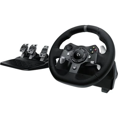 Logitech - G920 Driving Force Racing Wheel And Pedals For Xbox Series X|S, Xbox One, PC - Black 3 Logitech - G920 Driving Force Racing Wheel And Pedals For Xbox Series X|S, Xbox One, PC - Black
