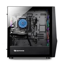 IBUYPOWER SlateMR 2140 Gaming Desktop Computer, AMD Ryzen 5 5600 3.5GHz, 8GB RAM, 500GB SSD, NVIDIA GeForce GTX 1650 4GB, Windows 11 Home -Electronics 1406d4b3 81cd 4241 a9c3 b5044a0703e1