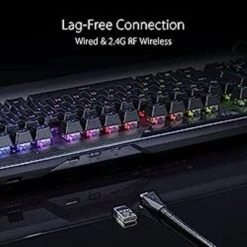 ASUS ROG Claymore II 100% / 80% TKL Wireless RGB Modular Gaming Keyboard, ROG RX Red Switches, PBT Doubleshot Keycaps, Detachable Numpad, Wrist Rest, Media Controls, USB Passthrough - Black PBT 11 ASUS ROG Claymore II 100% / 80% TKL Wireless RGB Modular Gaming Keyboard, ROG RX Red Switches, PBT Doubleshot Keycaps, Detachable Numpad, Wrist Rest, Media Controls, USB Passthrough - Black PBT -Electronics 1538dede b58c 4fbe 81e0 f2bef73e7a42
