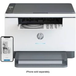 HP - LaserJet M234dw Wireless Black-and-White Laser Printer - White & Slate -Electronics 21dd11a1 2baf 5c0b 9575 7e22d39e8105