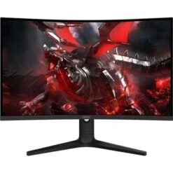 MSI G271C E2 27" 16:9 Full HD 170Hz Curved VA Gaming Monitor, Metallic Black With Red Trim -Electronics 2379756e 8dc4 4273 95f9 e9b49ed7254a