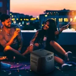 ION Audio - Projector Deluxe HD Battery/AC Powered 720P HD LED Bluetooth-Enabled Projector With Powerful Speaker - Black -Electronics 24087d06 ed9e 5dc6 a1a8 db5c18882f84