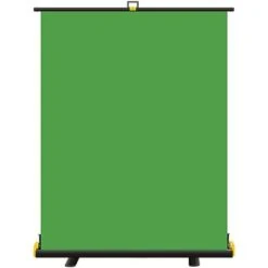 Kodak - Portable Green Screen, Chroma Key Backdrop & Built-in Stand For Video & Photo Shoots, Auto Lock Frame. - Black/Green
