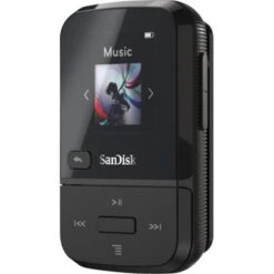 SanDisk - Clip Sport Go 32GB MP3 Player - Black -Electronics 2fcb5110 ad80 5446 a520 b4bbade6281b