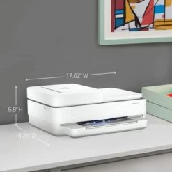 HP - ENVY 6455e Wireless All-In-One Inkjet Printer With 3 Months Of Instant Ink Included With HP+ - White -Electronics 31b65e43 27fa 5257 8e7b 2d01236efad4