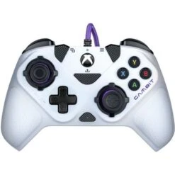 PDP - Victrix Gambit World's Fastest Licensed Xbox Controller, Elite Esports Design - Xbox One, Series X|S, Windows 10 - White & Purple -Electronics 32bafdae a147 5a2b 8b8d 54672d4b2da2