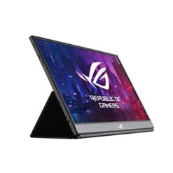 ASUS ROG Strix XG17AHP 17.3â€ Portable Gaming Monitor, 1080P Full HD, IPS, 240Hz (Supports 144Hz), Adaptive-Sync, Eye Care, Micro-HDMI USB-C, ROG Tripod, Carrying Bag, 3 Hour Battery Life -Electronics 3509ad14 f238 4a19 84e1 6701b93b5476