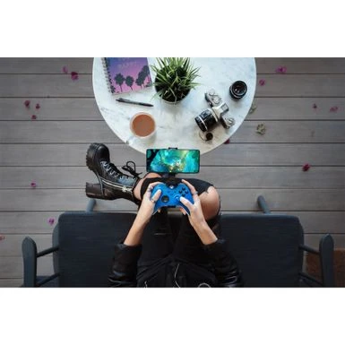 Microsoft - Xbox Wireless Controller For Xbox Series X, Xbox Series S, Xbox One, Windows Devices - Shock Blue 5 Microsoft - Xbox Wireless Controller For Xbox Series X, Xbox Series S, Xbox One, Windows Devices - Shock Blue - Image 3