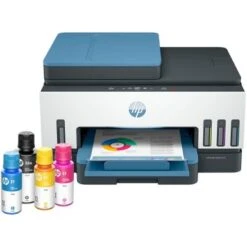 HP - Smart Tank 7602 Wireless All-In-One Supertank Inkjet Printer With Up To 2 Years Of Ink Included - Dark Surf Blue