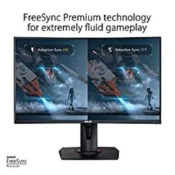 ASUS 27 1080P TUF Gaming Curved HDR Monitor (VG27VQM) - Full HD, 240Hz, 1ms, Extreme Low Motion Blur, Adaptive-Sync, Freesync Premium, Speakers, Eye Care, HDMI, DisplayPort, USB, Height Adjustable 15 ASUS 27 1080P TUF Gaming Curved HDR Monitor (VG27VQM) - Full HD, 240Hz, 1ms, Extreme Low Motion Blur, Adaptive-Sync, Freesync Premium, Speakers, Eye Care, HDMI, DisplayPort, USB, Height Adjustable -Electronics 3a49de0d ef4d 466c 93df 73be0f77f836