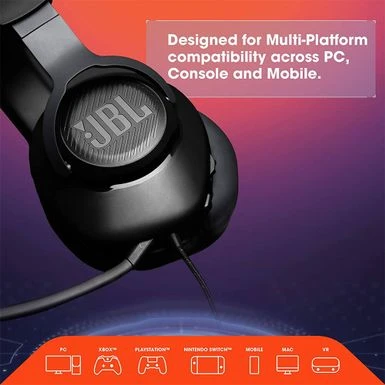 JBL Quantum 100 - Wired Over-Ear Gaming Headphones 7 JBL Quantum 100 - Wired Over-Ear Gaming Headphones - Image 5