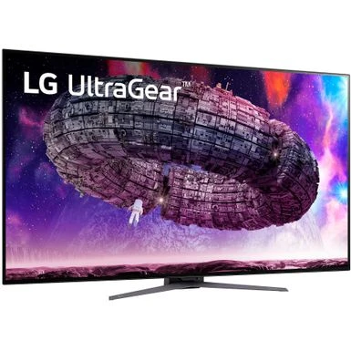 LG - UltraGear 48” OLED 4K UHD G-SYNC Compatible And AMD FreeSync Gaming Monitor With HDR (DisplayPort, HDMI, USB) - Black 6 LG - UltraGear 48” OLED 4K UHD G-SYNC Compatible And AMD FreeSync Gaming Monitor With HDR (DisplayPort, HDMI, USB) - Black - Image 4