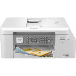 Brother - INKvestment Tank MFC-J4335DW Wireless All-in-One Inkjet Printer With Up To 1-Year Of Ink In-box - White/Gray