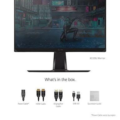 ViewSonic ELITE XG320U 32" 16:9 4K UHD 150Hz IPS LED Gaming Monitor, Built-In Speakers 10 ViewSonic ELITE XG320U 32" 16:9 4K UHD 150Hz IPS LED Gaming Monitor, Built-In Speakers - Image 8