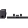 LG - 4.1 Ch Sound Bar With Wireless Subwoofer And Rear Speakers - Black 2 LG - 4.1 Ch Sound Bar With Wireless Subwoofer And Rear Speakers - Black -Electronics 41a97ba7 e4b6 5b63 af3c 4adf373586e1