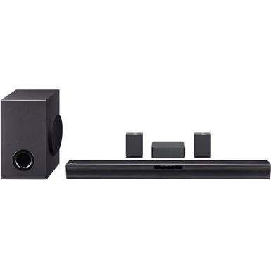 LG - 4.1 Ch Sound Bar With Wireless Subwoofer And Rear Speakers - Black 3 LG - 4.1 Ch Sound Bar With Wireless Subwoofer And Rear Speakers - Black
