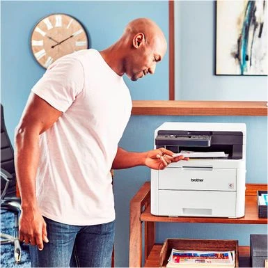 Brother - HL-L3290CDW Wireless Color All-In-One Laser Printer - White 7 Brother - HL-L3290CDW Wireless Color All-In-One Laser Printer - White - Image 5