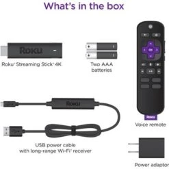 Roku Streaming Stick 4K | Streaming Device With Voice Remote And Long-Range Wi-Fi - Black 12 Roku Streaming Stick 4K | Streaming Device With Voice Remote And Long-Range Wi-Fi - Black -Electronics 460ac1e3 af54 544c bbb7 cfdd5ac24c37