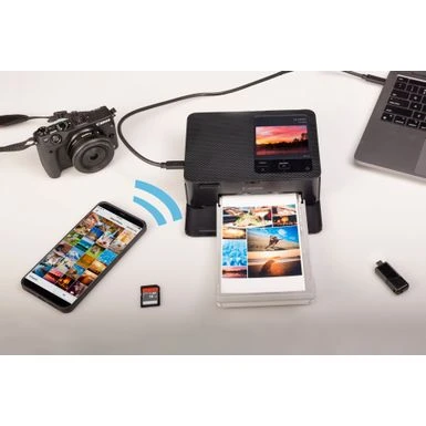 Canon® Canon - SELPHY CP1500 Wireless Compact Photo Printer - White 10 Canon® Canon - SELPHY CP1500 Wireless Compact Photo Printer - White - Image 8