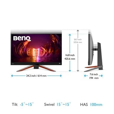 BenQ MOBIUZ EX270M 27" 16:9 Full HD 240Hz IPS LED HDR Gaming Monitor, Built-In Speakers 12 BenQ MOBIUZ EX270M 27" 16:9 Full HD 240Hz IPS LED HDR Gaming Monitor, Built-In Speakers - Image 10