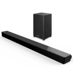 Hisense - 3.1-Channel Soundbar With Wireless Subwoofer - Black