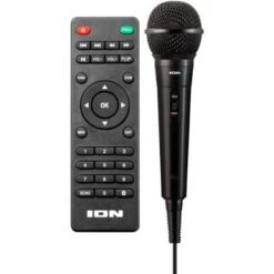 ION Audio - Projector Deluxe HD Battery/AC Powered 720P HD LED Bluetooth-Enabled Projector With Powerful Speaker - Black -Electronics 5553445b bda2 5924 9a69 0d1d25ac2ffc