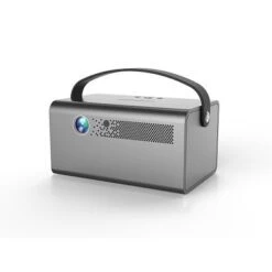 Rexing - PV7 Pro Smart DLP Projector 600ANSI With 3D Projection, Wi-Fi, Bluetooth - Gray -Electronics 55b609a8 baef 5f97 9334 8fdd8f9938c4