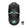 Corsair NIGHTSABRE RGB Wireless Gaming Mouse For FPS, MOBA - 26,000 DPI - 11 Programmable Buttons - Up To 100hrs Battery - ICUE Compatible - Black -Electronics 5a0f5e02 995a 4f7d a48c f7238e9b970e