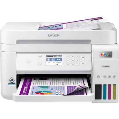 Epson® Epson - EcoTank ET-3850 All-in-One Supertank Inkjet Printer 3 Epson® Epson - EcoTank ET-3850 All-in-One Supertank Inkjet Printer