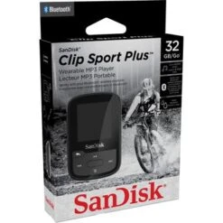 SanDisk - Clip Sport Plus 32GB MP3 Player - Black -Electronics 5b11ca6b d448 5d69 9062 a67864c666e4
