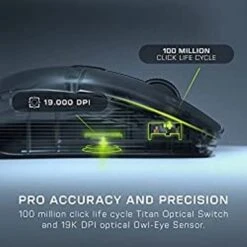 Turtle Beach ROCCAT Kone XP PC Gaming Mouse With 3D AIMO RGB Lighting, 19K DPI Optical Sensor, 4D Krystal Scroll Wheel, Multi-Button Design, Wired Computer Mouse -Electronics 5c206ba3 c5c5 4dc7 b7af 7b2c909d5db0