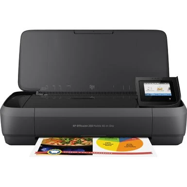 HP - OfficeJet 250 Mobile Wireless All-In-One Inkjet Printer - Black 3 HP - OfficeJet 250 Mobile Wireless All-In-One Inkjet Printer - Black