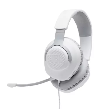 JBL Quantum 100 Wired Over-Ear Gaming Headset W/ Detachable Mic White 11 JBL Quantum 100 Wired Over-Ear Gaming Headset W/ Detachable Mic White - Image 9