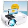 Vankyo - Leisure 510PW 1080P Wireless Projector With Bonus Screen - White -Electronics 6474512 sd