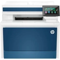 HP - LaserJet Pro 4301fdw Wireless Color All-in-One Laser Printer - White/Blue