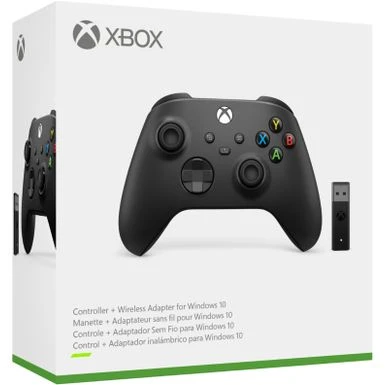 Microsoft - Xbox Wireless Controller For Windows Devices, Xbox Series X, Xbox Series S, Xbox One + Wireless Adapter - Carbon Black 5 Microsoft - Xbox Wireless Controller For Windows Devices, Xbox Series X, Xbox Series S, Xbox One + Wireless Adapter - Carbon Black - Image 3