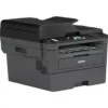 Brother - MFC-L2717DW Wireless Black-and-White All-in-One Laser Printer With Up To 500 Pages Of Bonus Toner Included - Black