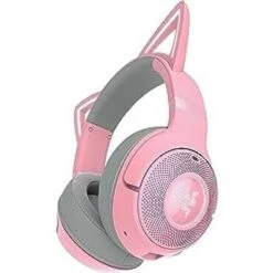 Razer Kraken Kitty V2 BT Wireless RGB Headset: Chroma RGB Kitty Ears & Earcups - Bluetooth 5.2-40 Mm Drivers - Noise-Cancelling Mics - Lightweight - 40 Hr Battery W/Type C Charging - Quartz Pink 19 Razer Kraken Kitty V2 BT Wireless RGB Headset: Chroma RGB Kitty Ears & Earcups - Bluetooth 5.2-40 Mm Drivers - Noise-Cancelling Mics - Lightweight - 40 Hr Battery W/Type C Charging - Quartz Pink -Electronics 74df428f d582 42c8 aa98 9e721ec1d983