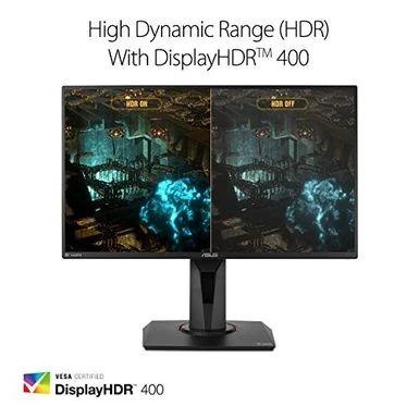 ASUS TUF Gaming VG259QM 24.5” Monitor, 1080P Full HD (1920 X 1080), Fast IPS, 280Hz (Supports 144Hz), G-SYNC Compatible, Extreme Low Motion Blur Sync, 1ms, DisplayHDR 400, Eye Care, DisplayPort HDMI 7 ASUS TUF Gaming VG259QM 24.5” Monitor, 1080P Full HD (1920 X 1080), Fast IPS, 280Hz (Supports 144Hz), G-SYNC Compatible, Extreme Low Motion Blur Sync, 1ms, DisplayHDR 400, Eye Care, DisplayPort HDMI - Image 5