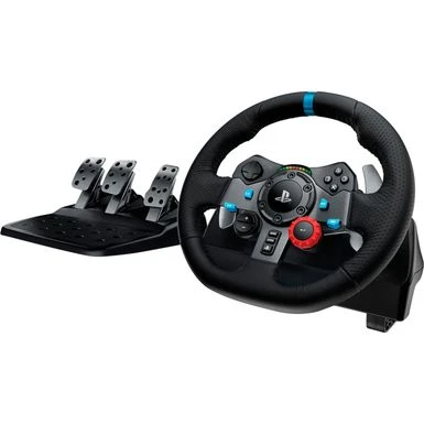 Logitech - G29 Driving Force Racing Wheel And Floor Pedals For PS5, PS4, PC, Mac - Black 3 Logitech - G29 Driving Force Racing Wheel And Floor Pedals For PS5, PS4, PC, Mac - Black
