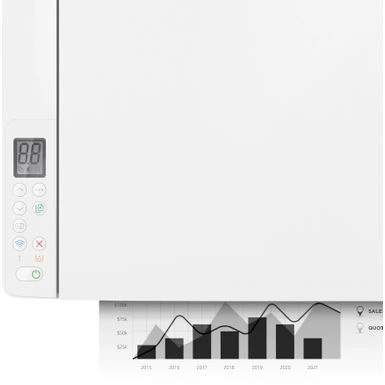 HP - LaserJet M140we Wireless Black And White Laser Printer With 6 Months Of Instant Ink Included With HP+ - White 9 HP - LaserJet M140we Wireless Black And White Laser Printer With 6 Months Of Instant Ink Included With HP+ - White - Image 7