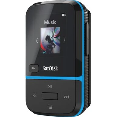 SanDisk - Clip Sport Go 32GB MP3 Player - Blue 5 SanDisk - Clip Sport Go 32GB MP3 Player - Blue - Image 3